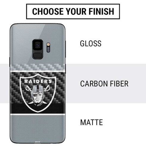 NFL Las Vegas Raiders Zone Block Galaxy S9 Skin
